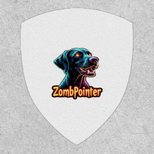 German Shorthaired Pointer GSP Zombie Dog Hallowee Patch