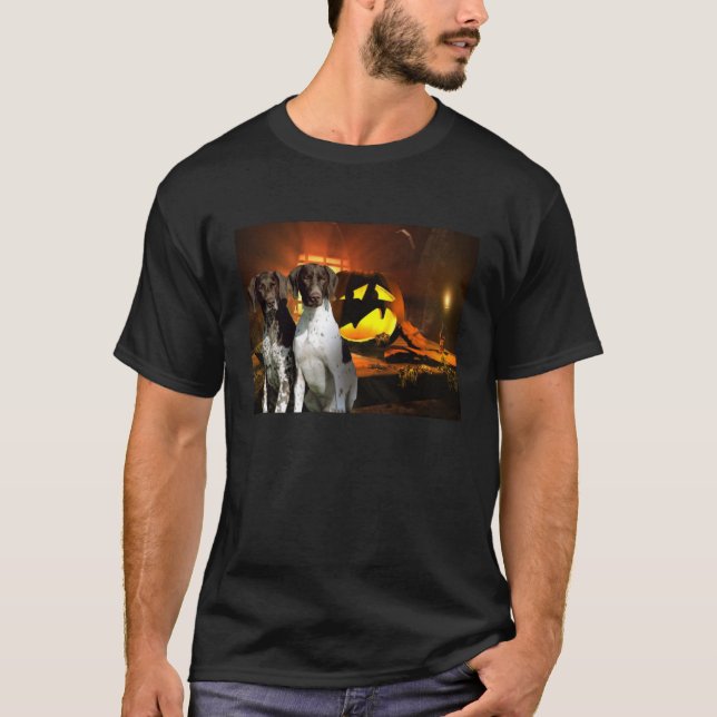 German Shorthaired Pointer Halloween Unisex Shirt (Front)