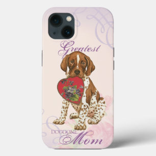 German Shorthaired Pointer Heart Mom iPhone 13 Case