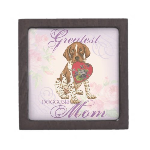 German Shorthaired Pointer Heart Mom Gift Box