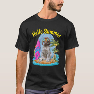 German Shorthaired Pointer Hello Summer Dog Vacat T-Shirt
