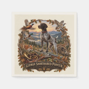 German Shorthaired Pointer– Hunting Collection Napkins