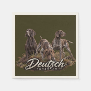 German Shorthaired Pointer– Hunting Collection Napkins