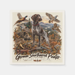 German Shorthaired Pointer– Hunting Collection Napkins