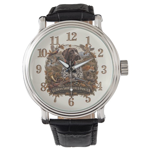 German Shorthaired Pointer– Hunting Collection Watch (Front)