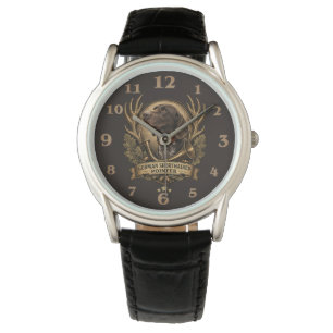 German Shorthaired Pointer, Hunting Horn Art Watch