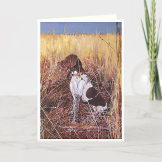 German Shorthaired Pointer in her Prime Letterpress Thank You Card