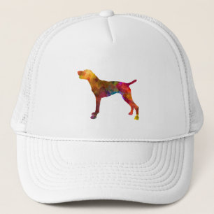 German Shorthaired Pointer in watercolor Trucker Hat
