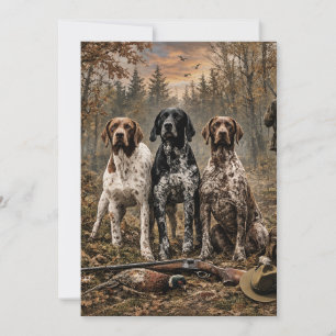 German Shorthaired Pointer Invitation