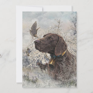 German Shorthaired Pointer Invitation