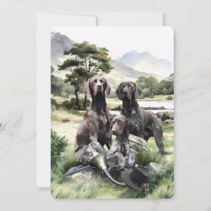 German Shorthaired Pointer Invitation