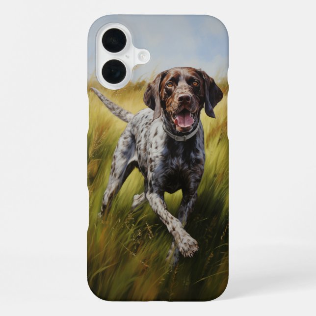 German Shorthaired Pointer Iphone Case (Back)