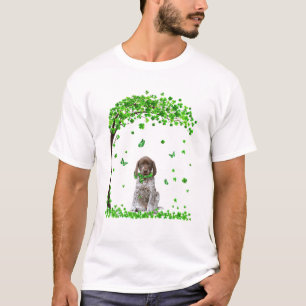 German Shorthaired Pointer Irish Green Shamrock Cl T-Shirt