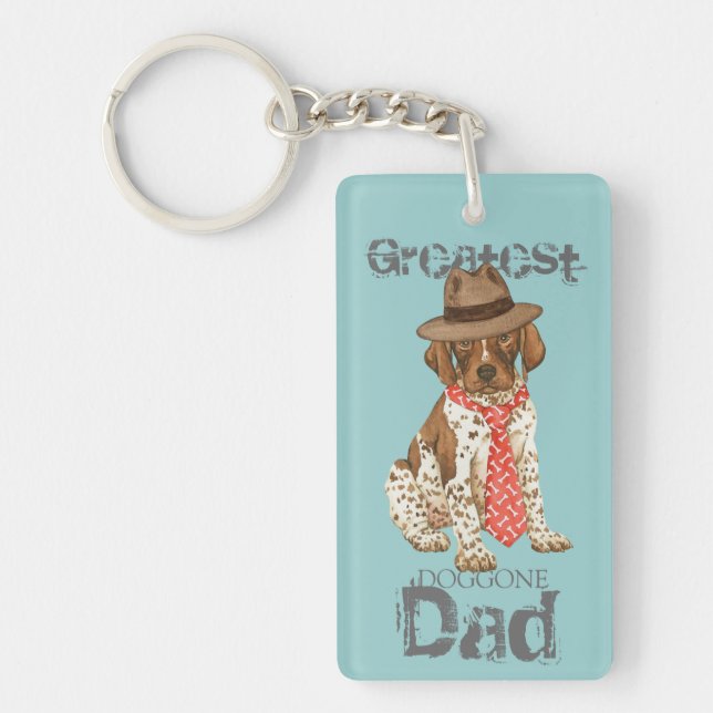 German Shorthaired Pointer Keychain (Front)