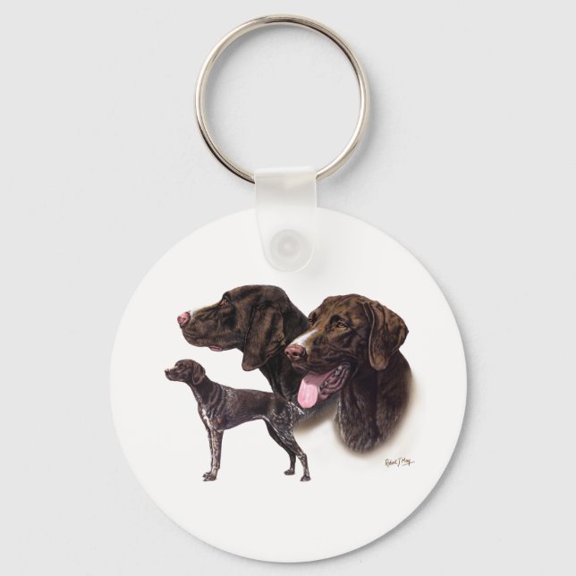 German Shorthaired Pointer Keychain (Front)