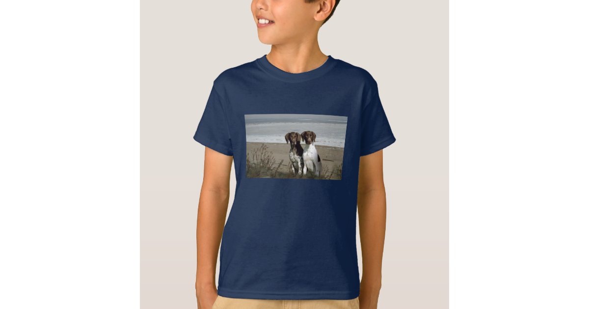 German Shorthaired Pointer Kids Unisex T Shirt Zazzle Com