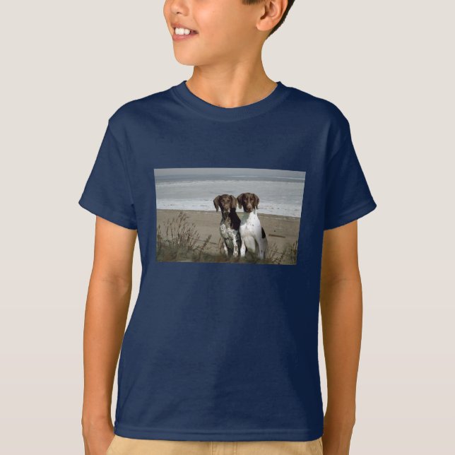 German Shorthaired Pointer Kids Unisex T-Shirt (Front)
