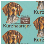 German Shorthaired Pointer Kurzhaar Fabric