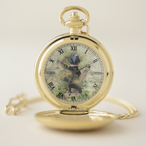 German Shorthaired Pointerkurzhaar  Pocket Watch