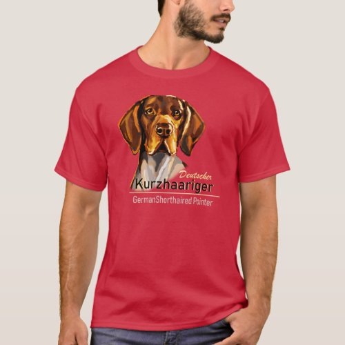 German Shorthaired Pointer Kurzhaar T_Shirt