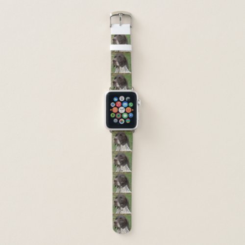 german shorthaired pointer liver and white apple watch band