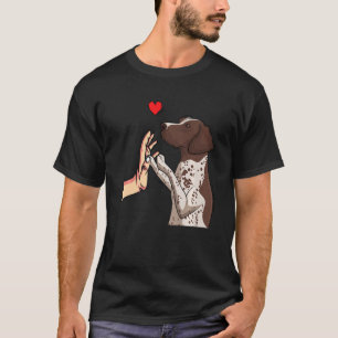 German Shorthaired Pointer Love Gsp Dog Mom Girls T-Shirt