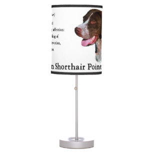 German Shorthaired Pointer Love Is Table Lamp