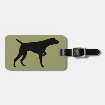 German Shorthaired Pointer Luggage Tag by SpotsDogHouse at Zazzle