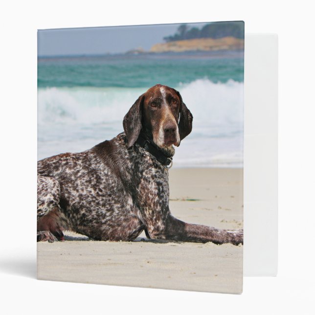 German Shorthaired Pointer - Luke - Riley 3 Ring Binder (Front/Inside)