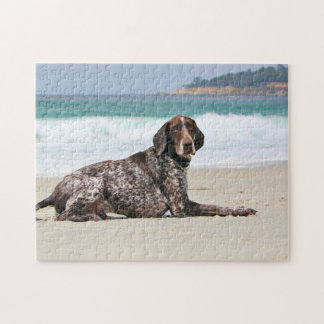 German Shorthaired Pointer - Luke - Riley Jigsaw Puzzle