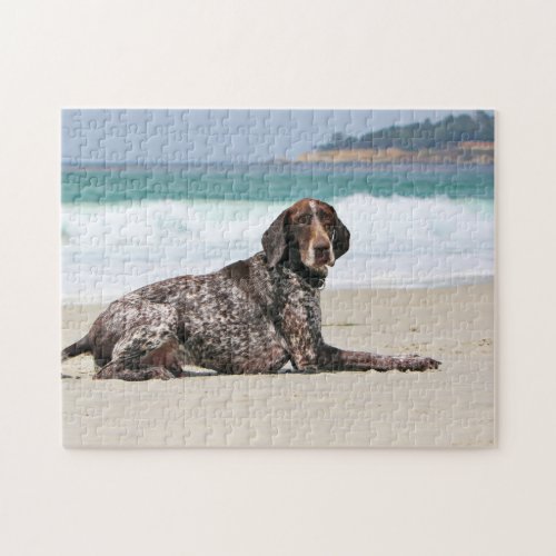 German Shorthaired Pointer _ Luke _ Riley Jigsaw Puzzle