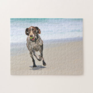 German Shorthaired Pointer - Luke - Riley Jigsaw Puzzle