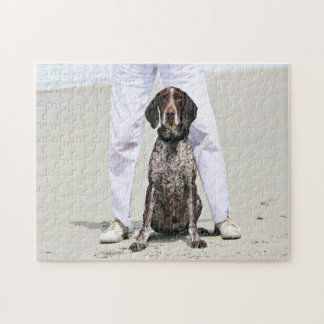 German Shorthaired Pointer - Luke - Riley Jigsaw Puzzle