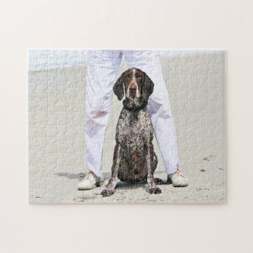 German Shorthaired Pointer _ Luke _ Riley Jigsaw Puzzle