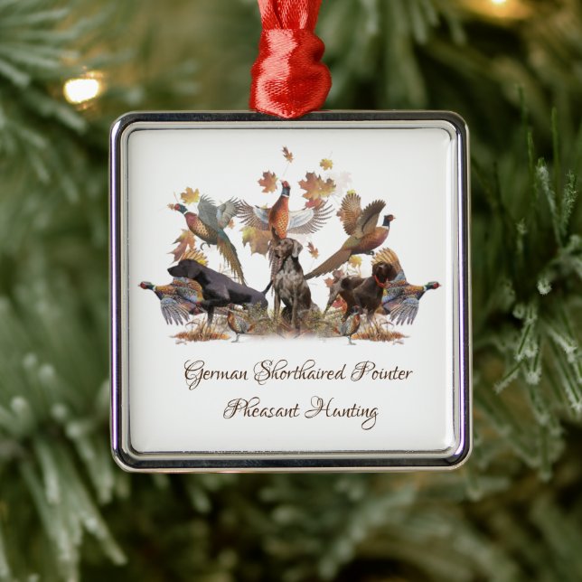 German Shorthaired Pointer   Metal Ornament (Tree)