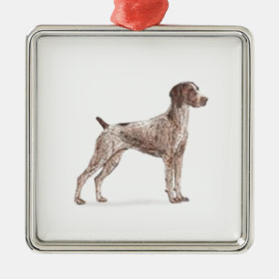 German Shorthaired Pointer Metal Ornament