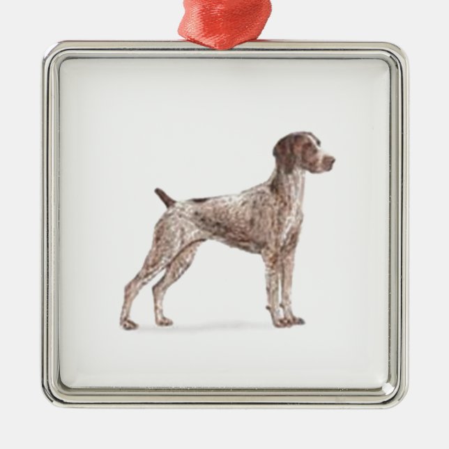 German Shorthaired Pointer Metal Ornament (Front)