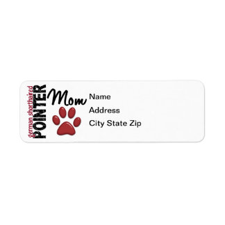 German Shorthaired Pointer Mom 2 Label