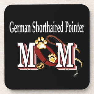 German Shorthaired Pointer Mom Gifts Beverage Coaster