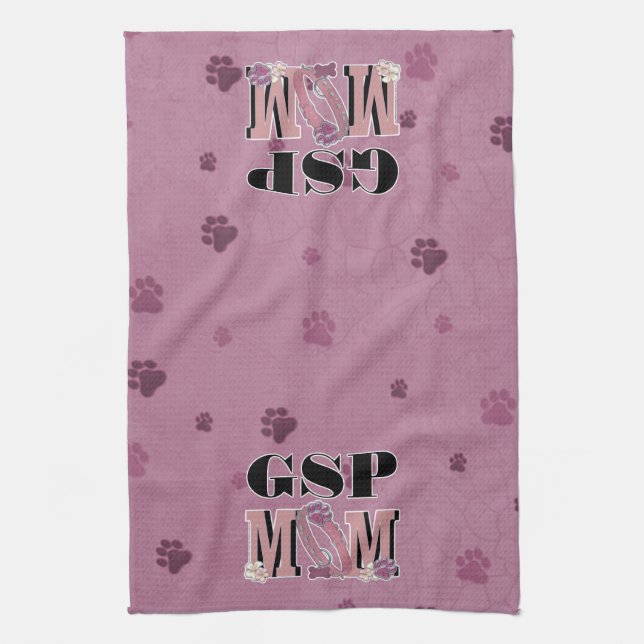 German Shorthaired Pointer MOM Towel (Vertical)