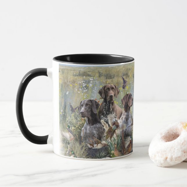 German Shorthaired Pointer  Mug (With Donut)