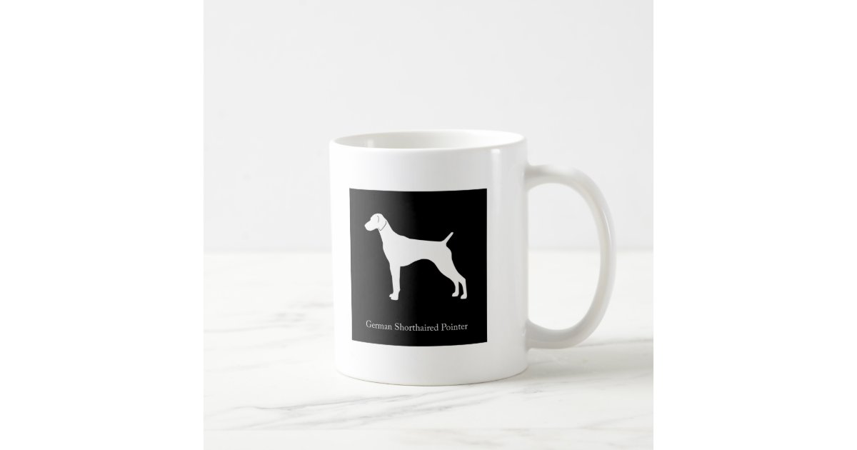 German Shorthaired Pointer Mug Black Version 1 Zazzle Com