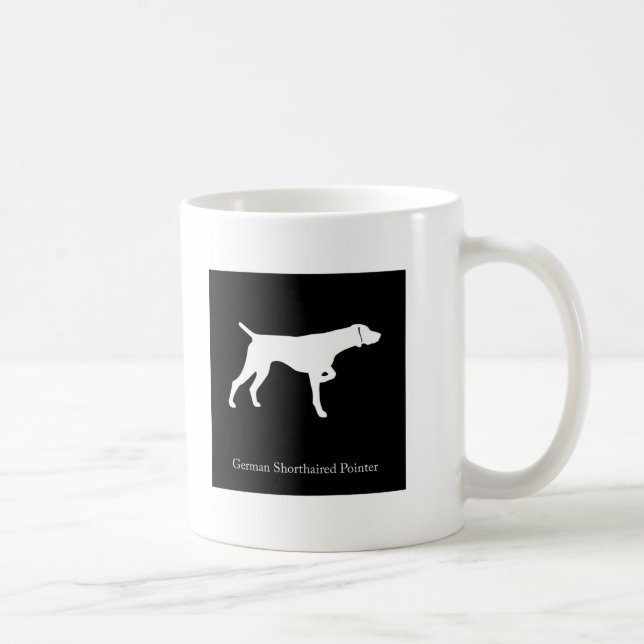 German Shorthaired Pointer Mug (Black Version 2) (Right)