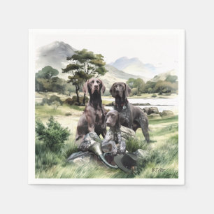 German Shorthaired Pointer Napkins