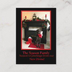 German Shorthaired Pointer New Address Enclosure Card