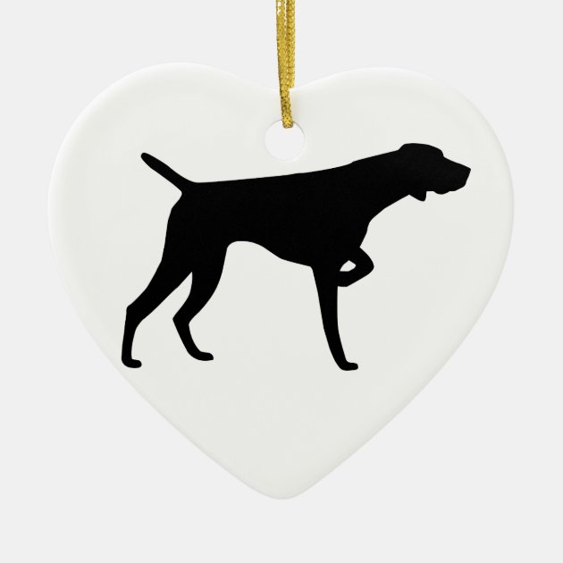 german shorthaired pointer christmas ornament