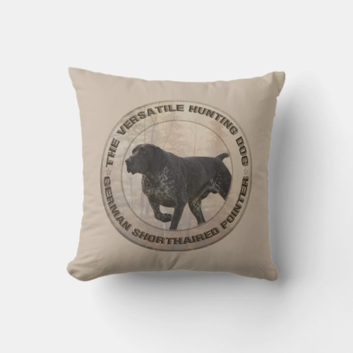 German Shorthaired Pointer Outdoor Pillow