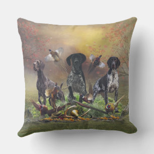 German Shorthaired Pointer   Outdoor Pillow