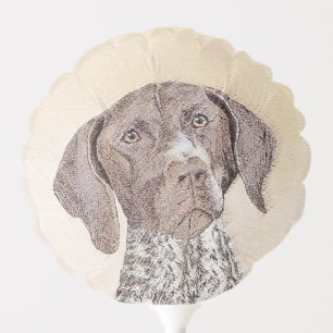 German Shorthaired Pointer Painting - Dog Art Balloon