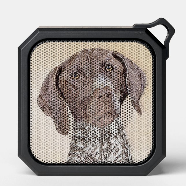 German Shorthaired Pointer Painting - Dog Art Bluetooth Speaker (Front)